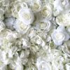 Blumenwand weiß, Pearl white